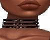 Black 3 rings Collar