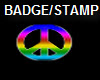 Peace Sign Badge