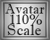 `BB` 110% Avatar Scale