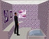 Teleport purple bathroom