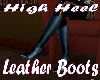 [YD] Leather Boots black