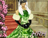HRH Silk Green Ballgowns