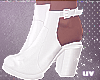 Leather Boots White