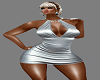 silver dress