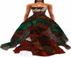 Red/Green Sparkle Gown