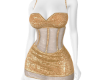 8! ِ Gold Glitter Dress