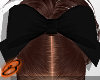 Black Cheer Hair Bow