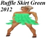 Ruffled Green Skirt 2012
