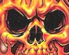 Flaming Skull 2