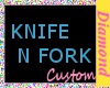 ~M~ANIMATED KNIFE N FORK