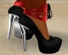 ~T~Red/Bk Sexy Heels