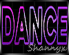 $ Neon Sign Dance Purple