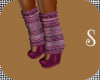 Antoinete Purple Heels