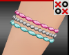 Pink Mix Bead Bracelets