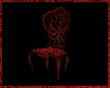 Antique Red Carved Chair
