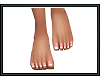 {G} Natural Bare Feet