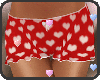 OO * Hearted Red Shorts