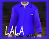 lala azul mangas longas