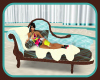 Teal & Brown Couch