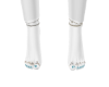 ULMA BLUE JEWELED FEET