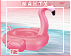 ɳ Pink Flamingo Float