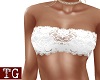 White Lace Tube Top