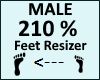Feet Scaler 210%
