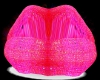 Pink Glitter Lips Couch