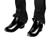 shiney black boot