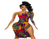 MultiColor Dress African