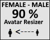 Avatar scaler 90%