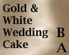 [BA]Gold/Wh Wedding Cake