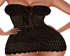RL-Black Crochet Dress