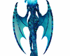 Blue Ombre Dragon Wings