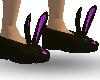 Bunny slippers black (M)