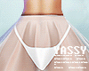 White Sheer Skirt