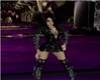 purp teal gothic throne