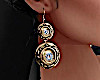 Gold Earrings W/Diamond