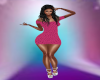 pink summer dress RL