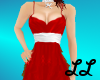 LL: Red Ruffle Dress