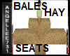 HAY BALES w SEATS