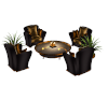 TEF 4SEAT CHAIR SET