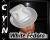 White Fedora