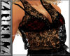 Lace Top Blk N Red