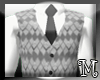|M| Silver Luxury Vest