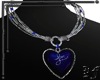 Sapphire's Heart Necklac