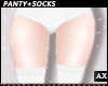 舍. Panties+Socks White