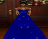 Blue Ball Gown w/overlay