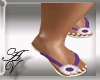 AV:purple flip flops