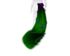 Green/purple bead tail